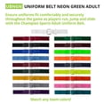 thumbnail image 4 of Champion Sports UBNGN Adult Baseball & Softball Uniform Belt, Neon Green, 4 of 6