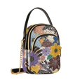 thumbnail image 7 of FORMRS Crossbody Bag for Women Shoulder Cell Phone Purse with Zipper, Colorful Flowers, 7 of 7