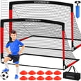 thumbnail image 1 of Soccer Goal Set VAVOSPORT Kids 6x4 ft w/ Soccer Ball, Ladder, 1 of 7