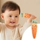 thumbnail image 4 of FloHua Adorable Banana & Carrot Plush Gripping Toys for Infants - Soft & Safe for Sensory Play, Naptime & Baby Showers, Perfect Gift for Newborns, 4 of 5