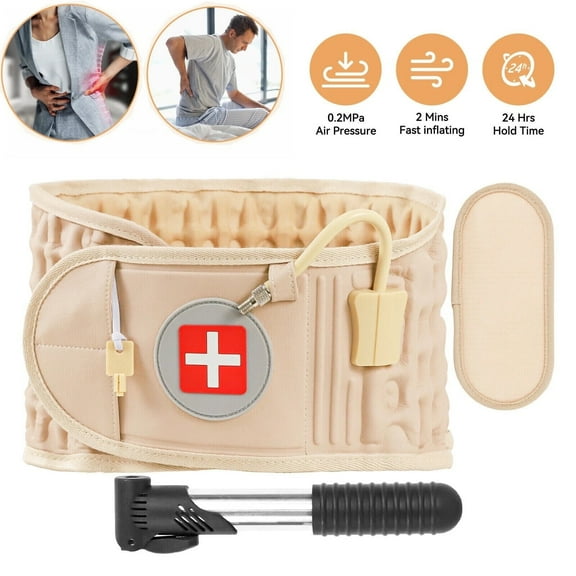 Decompression Back Belt Lumbar Support Belt for Men&Women Lower Back Pain Relief