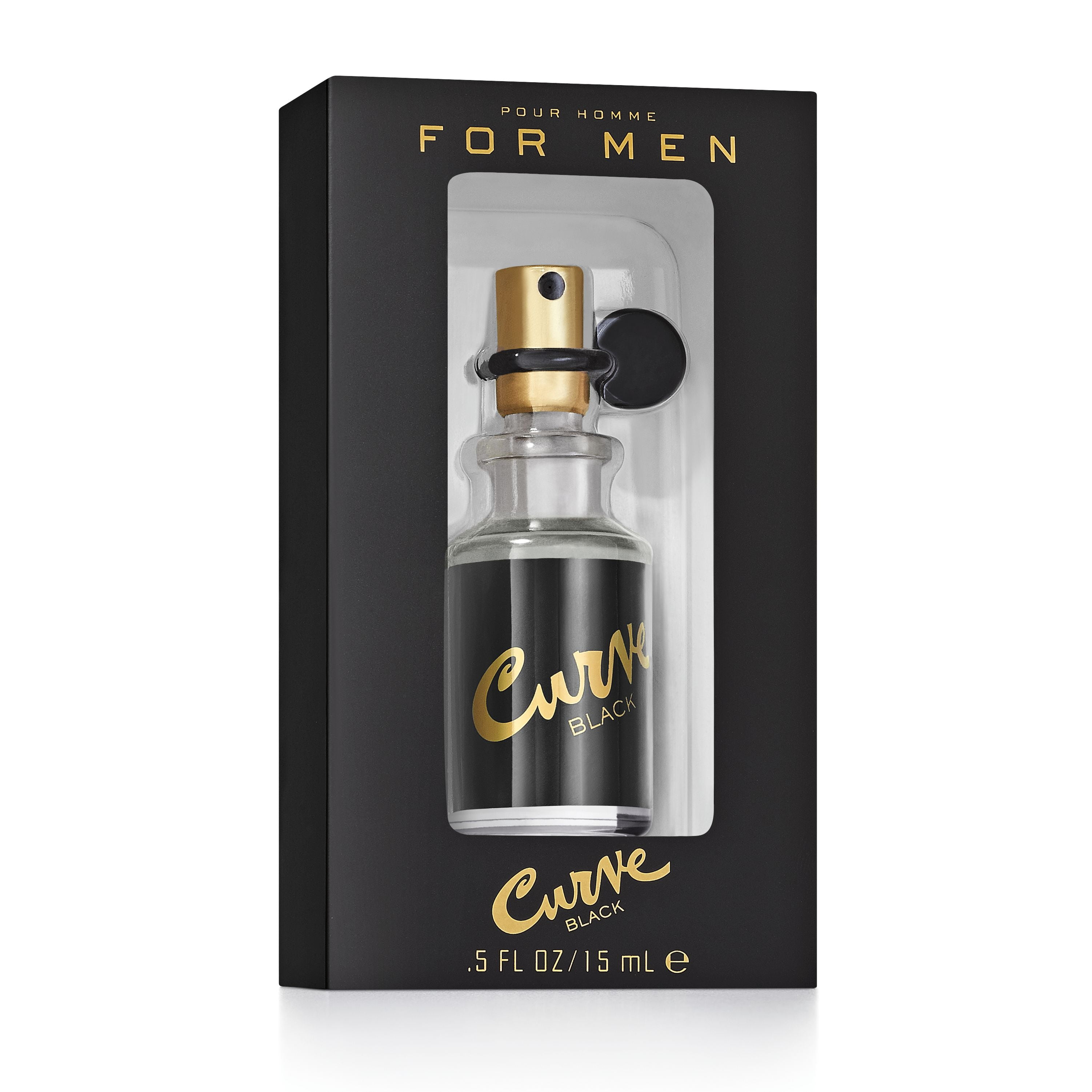 Curve Black for Men Cologne Spray, 0.5 fl oz