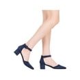 thumbnail image 5 of Women Point Toe Chunky Heeled Ankle Strap Pumps Fashionable Pointed Toe Ankle Strap Stiletto Heels Elegant Pumps, 5 of 5