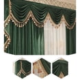 thumbnail image 3 of Velvet Curtains for Living Room Blackout Luxury Decor Bedroom Hall Drapes Green Sheer Window Fabric Blinds Tend Interior Thermal, 3 of 5