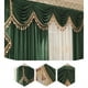 thumbnail image 3 of Velvet Curtains for Living Room Blackout Luxury Decor Bedroom Hall Drapes Green Sheer Window Fabric Blinds Tend Interior Thermal, 3 of 5