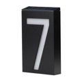 thumbnail image 1 of Solar Power LED Light Sign House Hotel Door Address Plaque Number Digits Plaque Lamp Outdoor Home (Number 7),98*178*40mm, 1 of 5