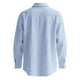 thumbnail image 5 of Blusa y camisa de manga larga con cuello vuelto para hombre, informal, de color liso, con botones y cuello vuelto, blusa de manga larga para hombre, 5 of 7
