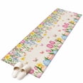 thumbnail image 2 of 2'x6' Rug Runners for Hallways Kitchen, Spring Floral Easter Non Slip Entryway Beside Floor Carpet Runner, Pastoral Tulip Flowers Watercolor Washable Laundry Room Bedroom Throw Rugs Mat, 2 of 8