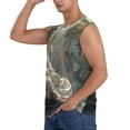 thumbnail image 3 of Pofeuu Forest Meditating White Tiger Print Men's Muscle T-Shirt, Sleeveless, Muscle Tank, Classic Muscle Tee Top For Men Casual Sleeveless Muscle T-Shirt Trendy Clothes-Medium, 3 of 7