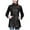 Black, variant on TJAZFJPA Running Jacket Women Winter Coat Full Zipper Coat Down Jacket Slim Long Sleeve Overcoat Jacket Midi Coat with Pockets Plaid Jacket Down Jacket