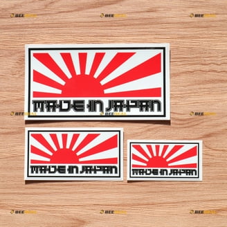 Xotic Tech OSAKA-KANJO-PERFORMANCE Letter Decal Rising Sun JDM