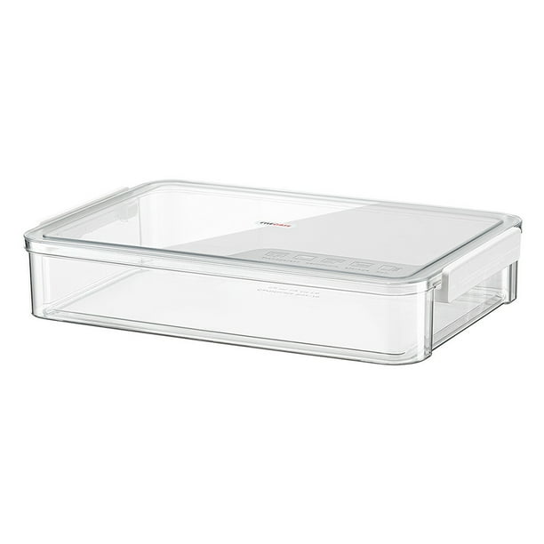 Organizador de documentos transparente, apilable, para archivadores, de plástico