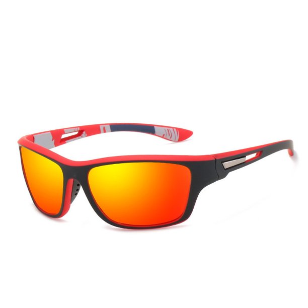 Gafas de sol polarizadas cuadradas clásicas a la moda para hombres y mujeres, gafas de sol para deportes al aire libre, playa, pesca, viajes, coloridas gafas de sol UV400 Tan Jianjun unisex
