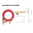 thumbnail image 2 of SG-PT-1.6M Gas Propane Torch Hose 1.6M Mapp Gas Tank Plumbing Soldering Brazing Welding Torch High Temperature Heating 5FT Hose, 2 of 5