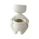 thumbnail image 5 of Jarrón de cerámica, maceta, jarrón de mesa, jarrón de flores, maceta de jardinería, decorativo 85x10x105cm Blanco, 5 of 9