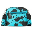 thumbnail image 7 of Wrangler Cow Print Crossbody Bag for Women Western Cross Body Purse with Signature Strap, Turquoise, 7 of 7