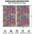 thumbnail image 2 of Paisley Design Curtains-Blackout Curtains Bedroom Decor Living Room Darkening Grommet Window Drapes 2 Panels Set 52"x 84", 2 of 2