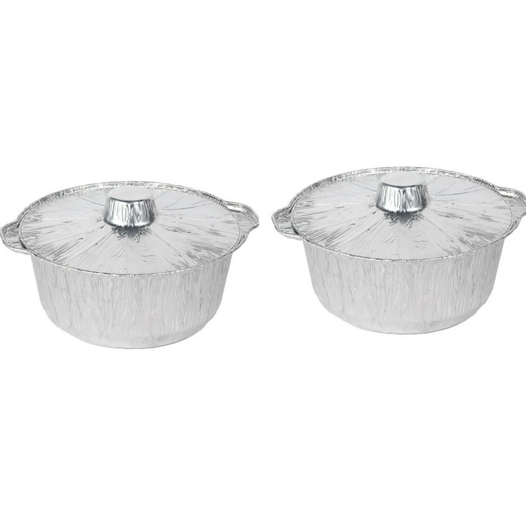 Disposable Aluminum Pots with Lids