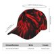 thumbnail image 2 of Fotbe The Red Head Skull Gorro Clásico de Béisbol, Gorra Ajustable con Broche Snapback, Gorro de Exterior de Algodón Suave, 2 of 6