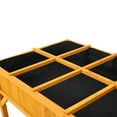 thumbnail image 6 of Gzxs Raised Garden Bed, 8 Pocket Herbs Planter Box, Outdoor Horticulture Vegetables Standing Planter Bed with Grids Divider & Protective Liner, 36"L x 24.2"W x 31.8"H, Natural, 6 of 7