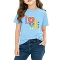 thumbnail image 4 of hengsof Children's Short Sleeve Printed T-shirt Tops, 4 of 8