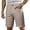 A-Beige937, variant on SONXAHE Rolled-Hem Chino Shorts for men Straight-Fit Weekend Golf Knee-Length Pants