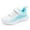 White, variant on REDARER Kids' Breathable Running Shoes - Color Matching Mesh Sneakers for School, Lightweight Lace-Up Casual Comfort,Color:White,Size:13.5