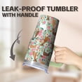 thumbnail image 5 of 20OZ Dog Lover Office Tumbler with Handle Straw and Lid Paw Print Coffee Mug for Women Friends Perfect Holiday Birthday Gifts Portable and Lightweight, 5 of 6