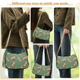 thumbnail image 4 of FORMRS Womens Shoulder Bag with Chain Strap Clutch Purse Cute Tote Handbag, Green American Footballs, 4 of 7