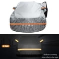 thumbnail image 4 of Eluto Silver, Polyester, Universal Fit, Sedan/SUV Cover, 177" x 69" x 59", 4 of 9