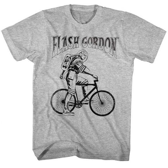 Flash Gordon Iwantto Gray Heather Adult T-Shirt Xlt