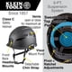 thumbnail image 3 of Casco de seguridad Klein Tools 60516, casco ventilado clase C, 3 of 8