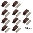 thumbnail image 1 of 10 cierres magnéticos para puertas de armarios, cierres magnéticos para armarios, color marrón fuerte, 1 of 6