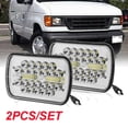 thumbnail image 1 of Pair 7x6 5X7" LED Headlight Hi Low For Chevy Express 1500 2500 3500 4500 Cargo Van, 1 of 9