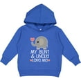 thumbnail image 2 of Inktastic My Aunt and Uncle Love Me Niece Nephew Elephant Toddler Hoodie, 2 of 4