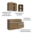 thumbnail image 4 of Cocina Integral 120cm Marrón Glamy Madesa 08, 4 of 5