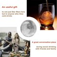 thumbnail image 2 of Molde para cubitos de hielo de la estrella de la muerte, paquete de 6 moldes de silicona para hielo de Star Wars, esfera grande para hacer bolas de hielo para whisky, bourbon y cola (6), 2 of 3