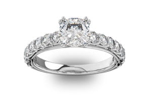 double prong cushion cut