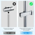 thumbnail image 5 of Adjustable Shower Head Bracket Universal 18-25mm Slide Bar 45° Rotation Shower Head Rail Holder, 5 of 5