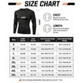 thumbnail image 4 of Alpinario Men's 5-Pack Raglan Long Sleeve Compression Shirts Quick Dry Athletic Baselayer, White, 3XL, 4 of 9