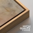 thumbnail image 6 of Framed Canvas Print Abstract Modern Wall Art Neutral Minimalist Decorative for Living Room Bedroom - 24"x24" NATURAL, 6 of 8