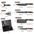 thumbnail image 3 of 6-Piece Stainless Steel Chef Knife Set, Rustproof Sharp Kitchen Knife  for Cooking Restauran, 3 of 9