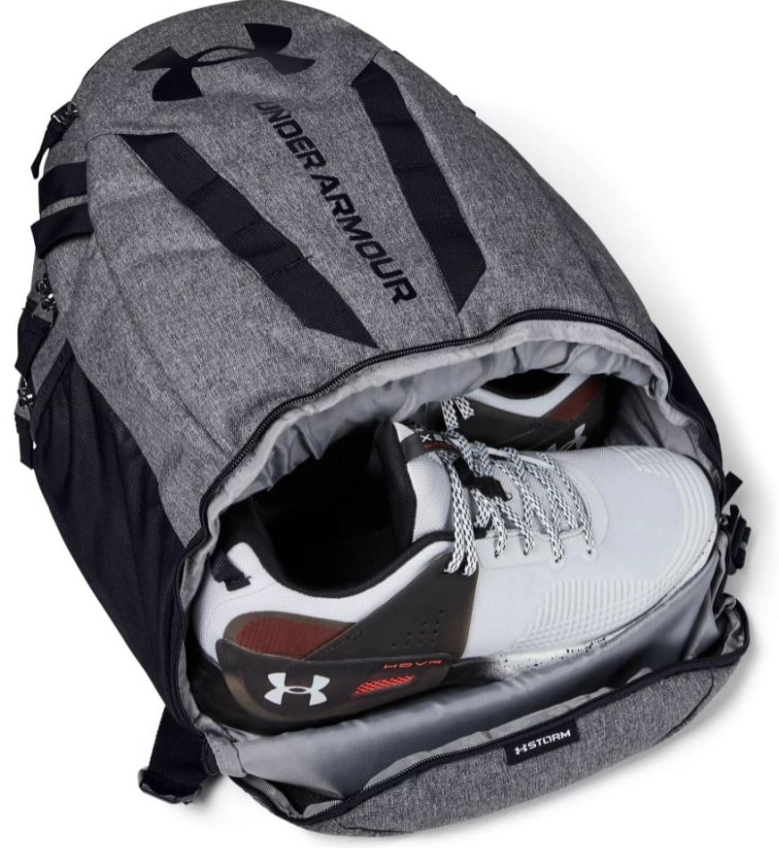 Northwestern I Kellogg Under Armour White Hustle 5.0 Backpack