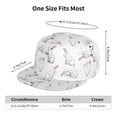 thumbnail image 4 of Kdxio Rabbit Eating Print Snapback Hat for Men Women,Adjustable Baseball Cap, 4 of 7