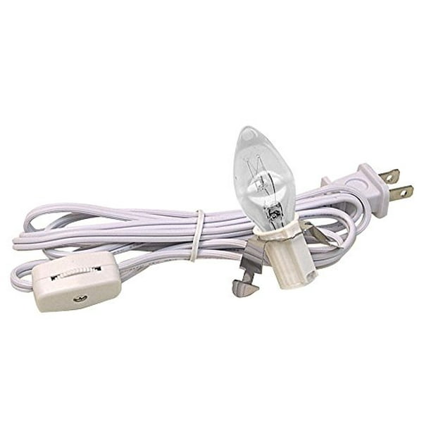 National Artcraft Lamp Cord Replacement Cord Set w/Bulb, Socket and