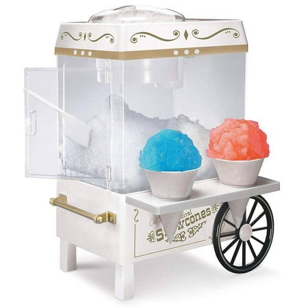 

HUPIMA Ice Cream Maker White Dessert Maker with Reusable Cones