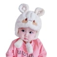 thumbnail image 4 of Gorro de bebé otoño e invierno, gorro de bebé niño, lindo gorro de bebé súper lindo con orejeras de peluche, gorro de bebé coreano, 4 of 6