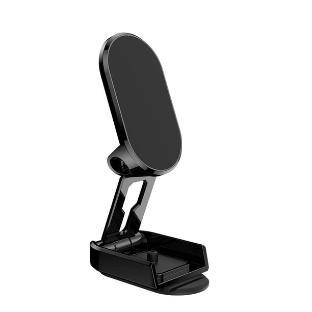 Kenally Soporte universal para teléfono móvil para automóvil Plegable Ajustable Tablero del vehículo Soporte giratorio Soporte organizador Soporte Paneles de instrumentos para automóviles Negro Kenally VI015470-01B