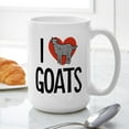 thumbnail image 6 of CafePress - I Love Goats - 15 oz Ceramic Large White Novelty Mug, 6 of 6
