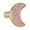 shell pink, variant on Moon Shaped Doorstop Cute Cartoon Cabinet Door Knob Decorative Dresser Handle Pulls For Kids Bedroom Furniture And Closet